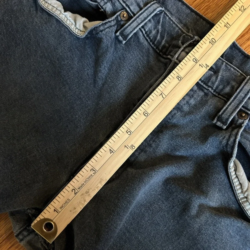 Levi's Jeans Mens 34x34 (Actual 33x32) 511 Blue Slim Fit Dark Wash Faded Denim